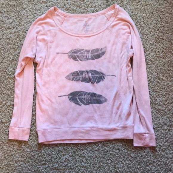 American Eagle Outfitters Tops - Plush sweater! Live Your Life!